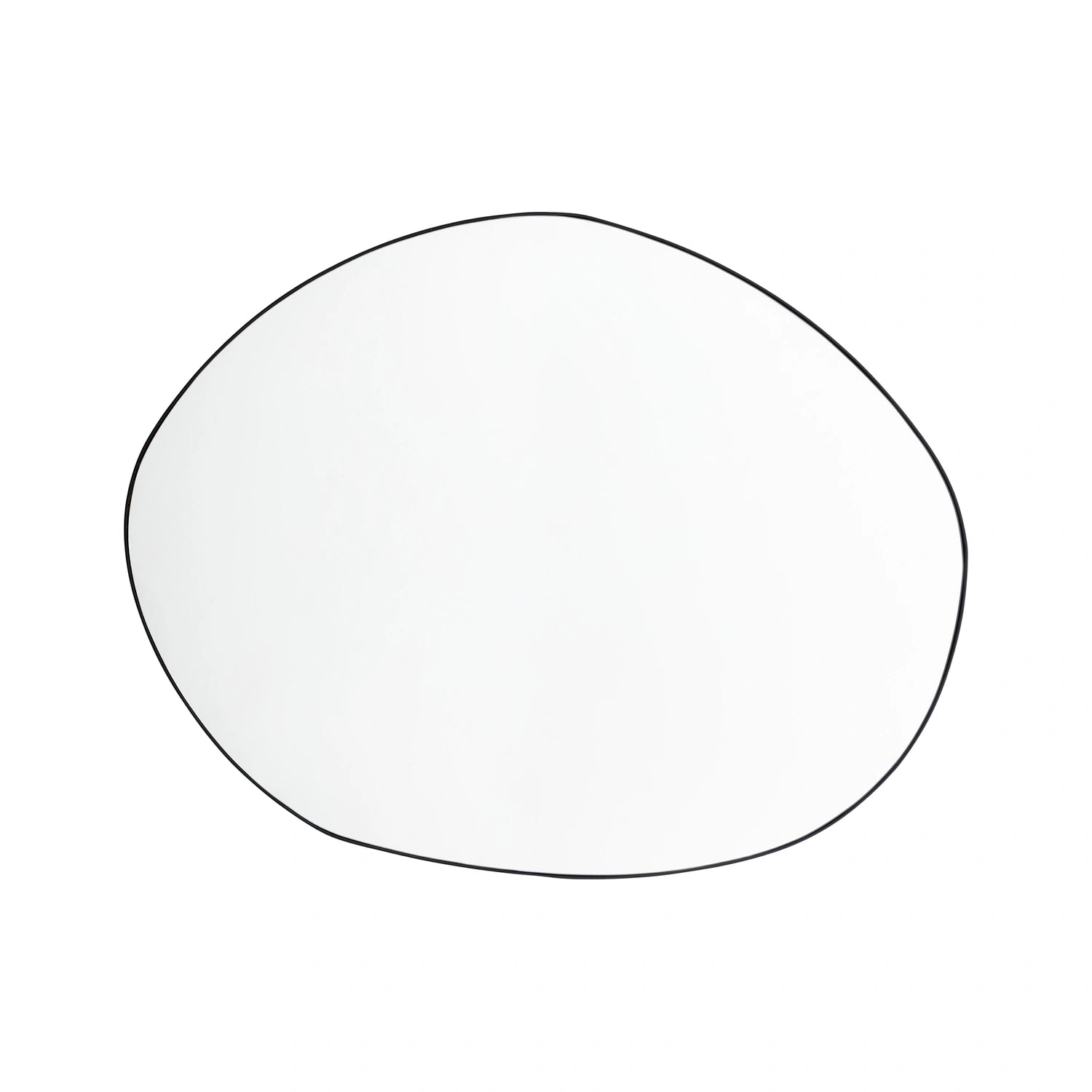 Medium Pebble Black Wall Mirror 90x70x2cm – Click Style