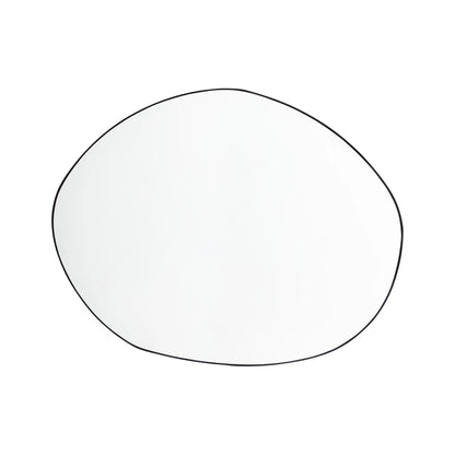 Medium Pebble Black Wall Mirror 90x70x2cm – Click Style