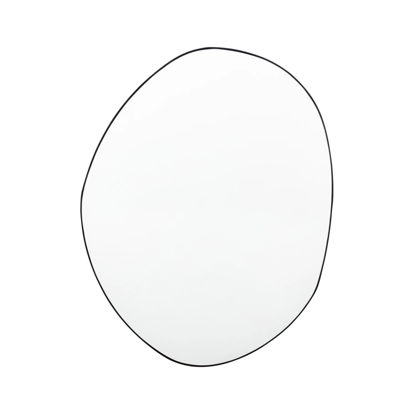 Medium Pebble Black Wall Mirror 90x70x2cm – Click Style