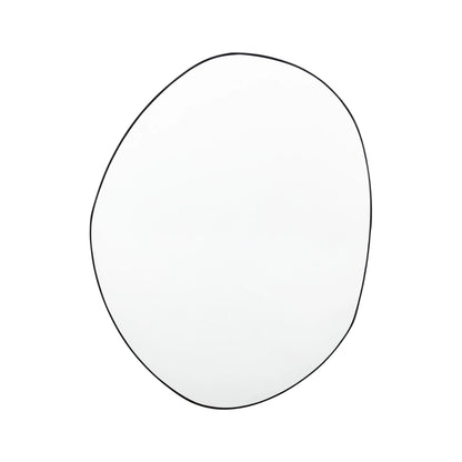 Medium Pebble Black Wall Mirror 90x70x2cm – Click Style