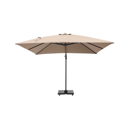 Modena Polished Black Granite Cantilever Parasol Base with Wheels 90kg – Click Style