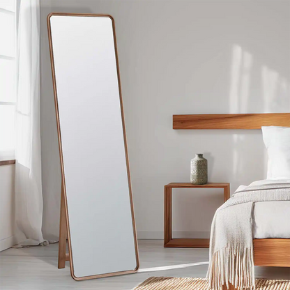 Modern Full Length Oak Freestanding Mirror 170x50x5cm – Click Style