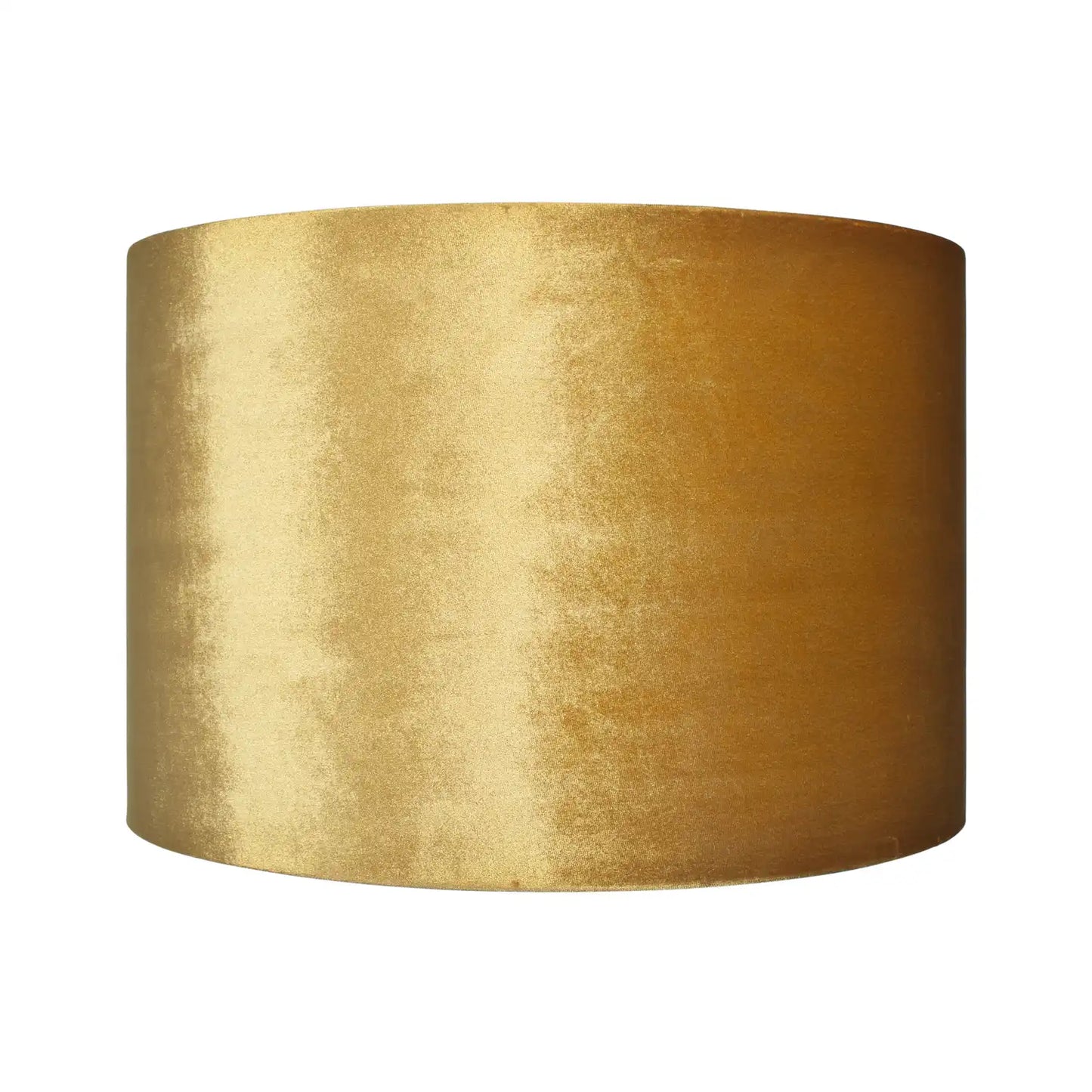 Mustard Yellow Velvet Drum Lampshade 30cm/12in – Click Style