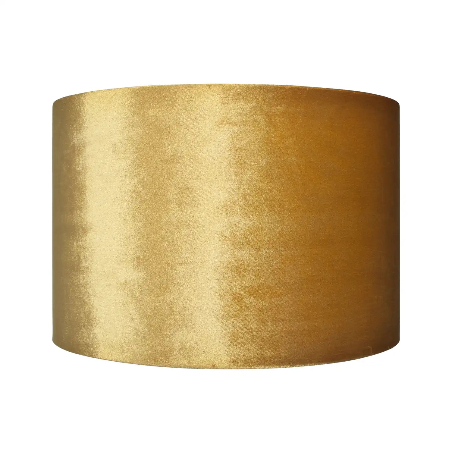 Mustard Yellow Velvet Drum Lampshade 30cm/12in – Click Style