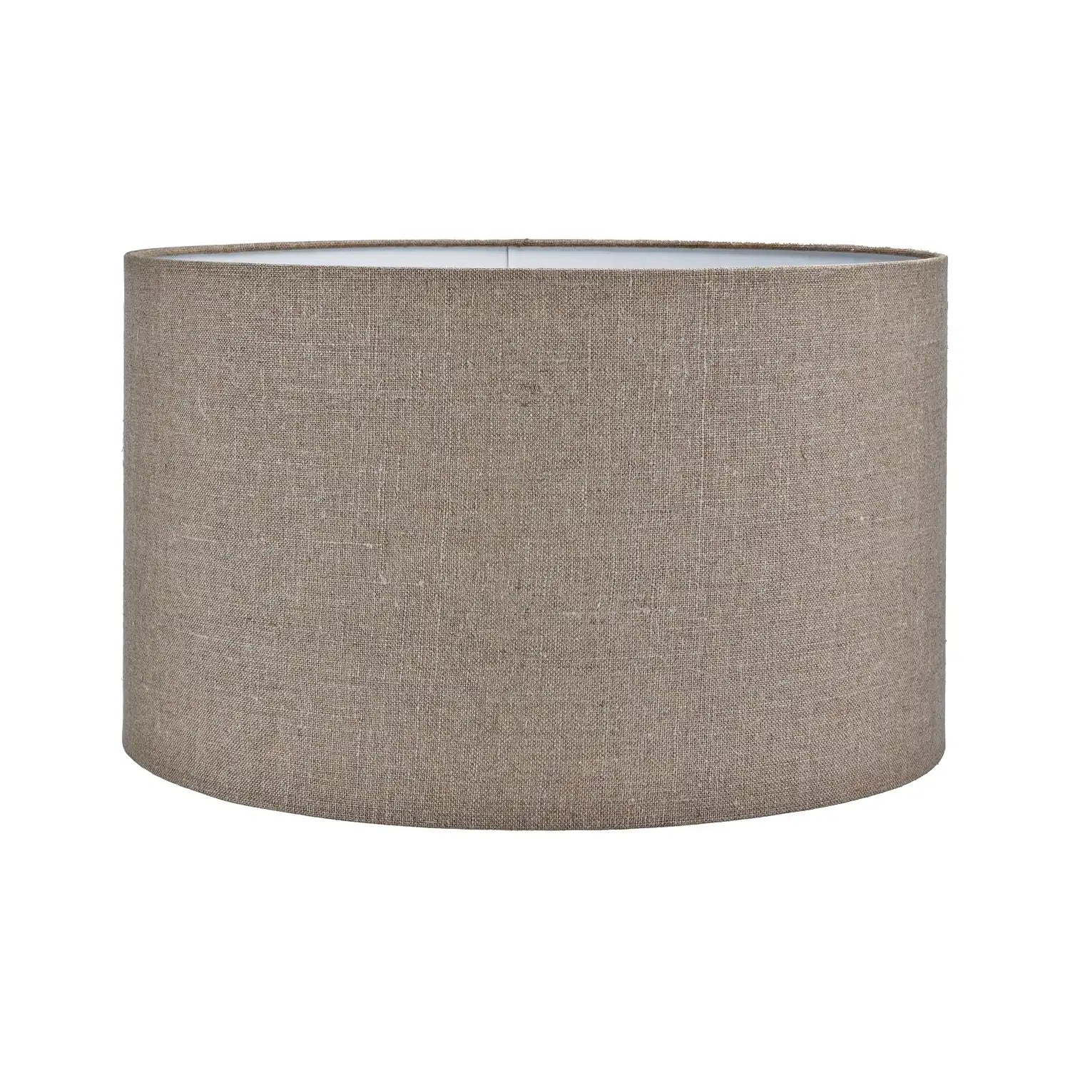 Natural Linen Drum Lampshade 30cm/12in – Click Style