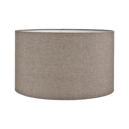 Natural Linen Drum Lampshade 30cm/12in – Click Style