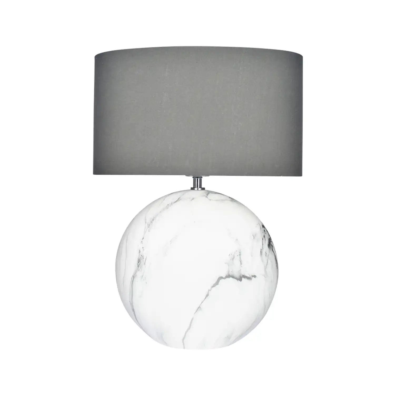 Obel Large Marble Effect Ceramic Table Lamp 53x38x21cm – Click Style