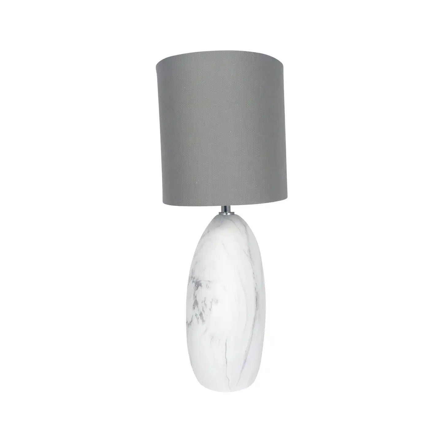 Obel Large Marble Effect Ceramic Table Lamp 53x38x21cm – Click Style