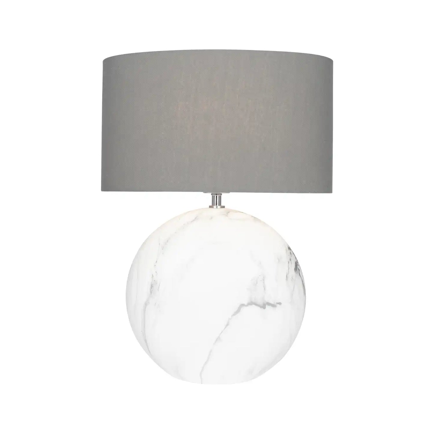 Obel Large Marble Effect Ceramic Table Lamp 53x38x21cm – Click Style