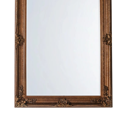 Ornate Rectangular Gold Wall Mirror 109.5x79x6.5cm – Click Style