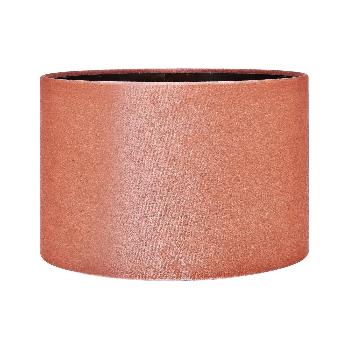 Peach Velvet Drum Lampshade 35cm/14in – Click Style