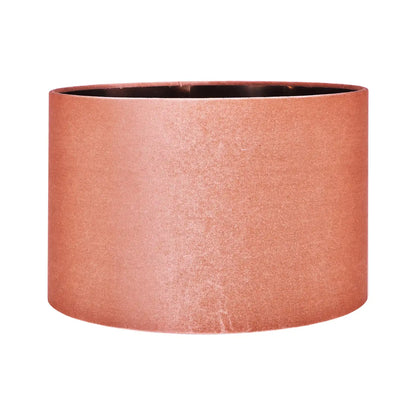 Peach Velvet Drum Lampshade 40cm/16in – Click Style