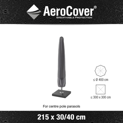 Platinum AeroCover Centre Pole Parasol Cover 215x40cm – Click Style