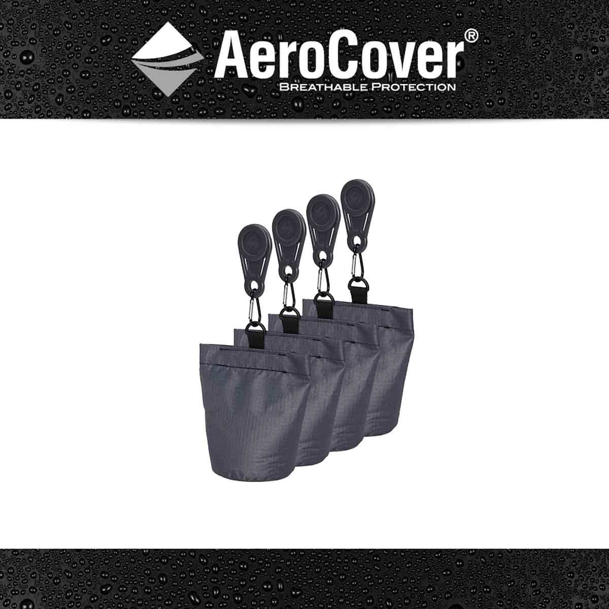 Platinum AeroCover Garden Furniture Cover Sandbags Set of 4 – Click Style