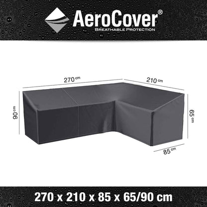 Platinum AeroCover Garden Lounge Set Long Left Cover 270x210x85x65x90cm – Click Style