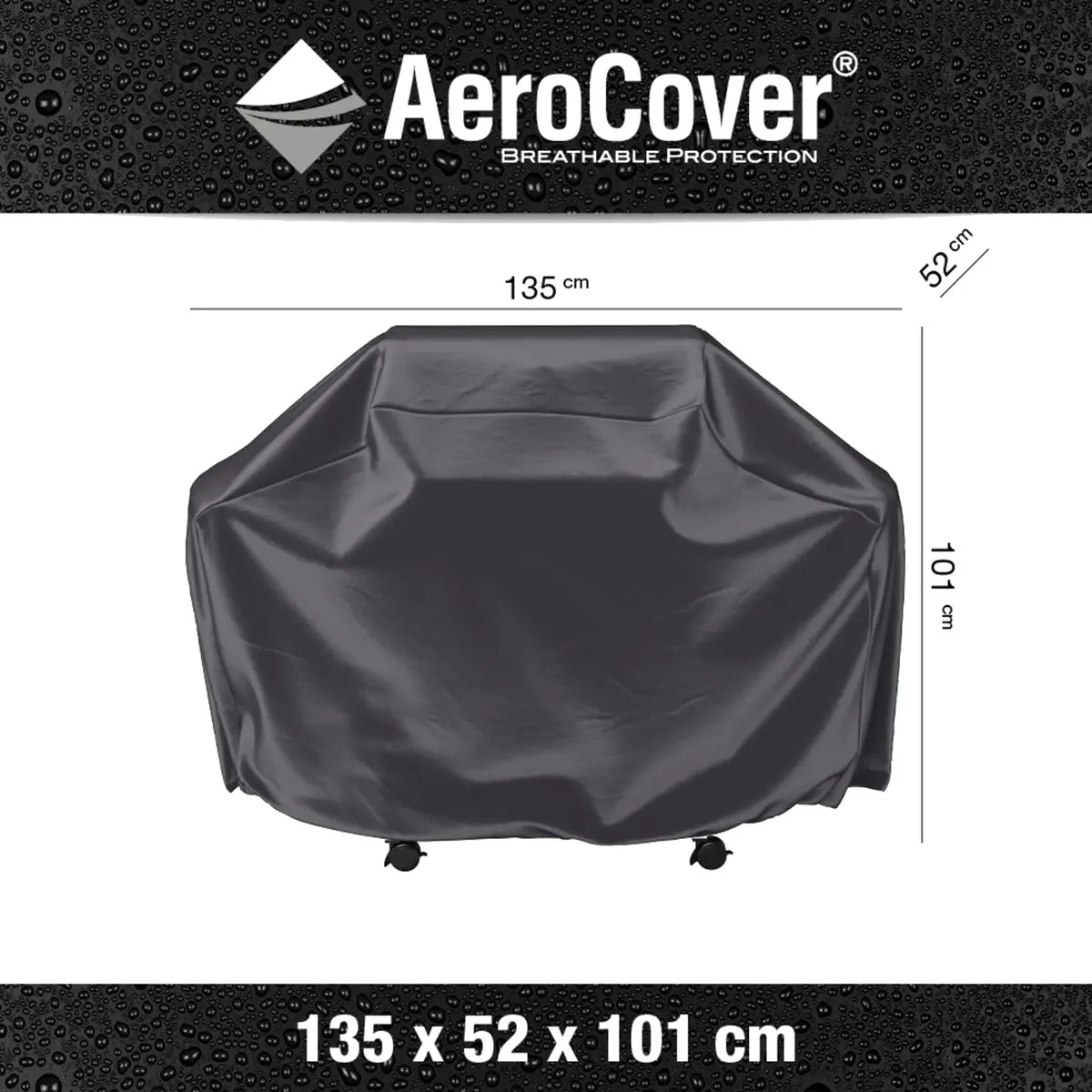 Platinum AeroCover Gas Barbecue Cover 135x52x101cm – Click Style