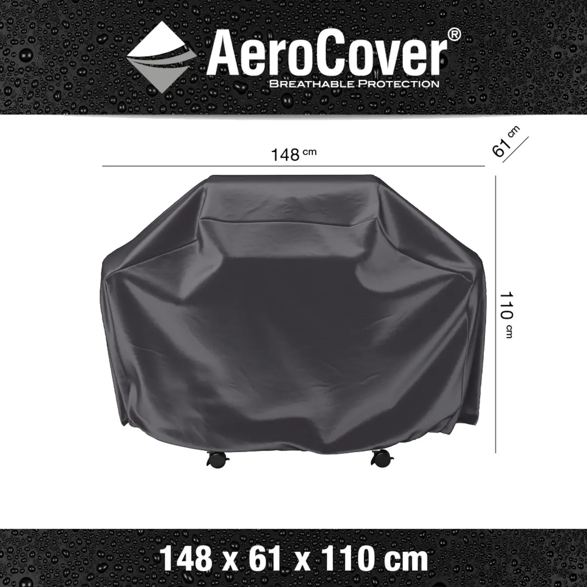 Platinum AeroCover Gas Barbecue Cover 148x61x111cm – Click Style