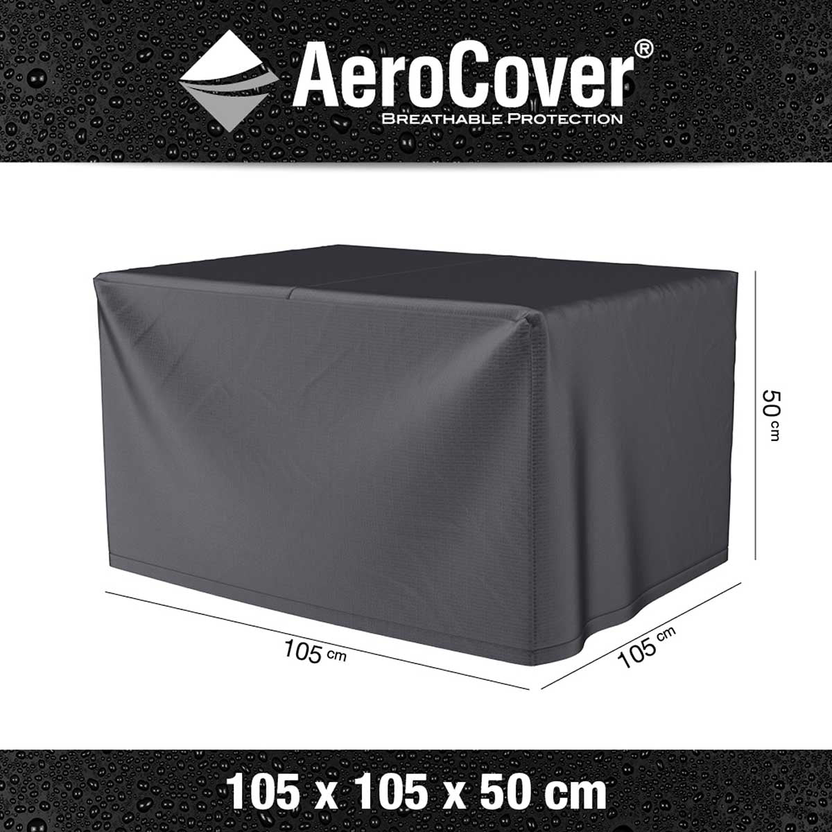 Platinum AeroCover Lounge Coffee Fire Pit Table Garden Furniture Cover 105x105x50cm – Click Style