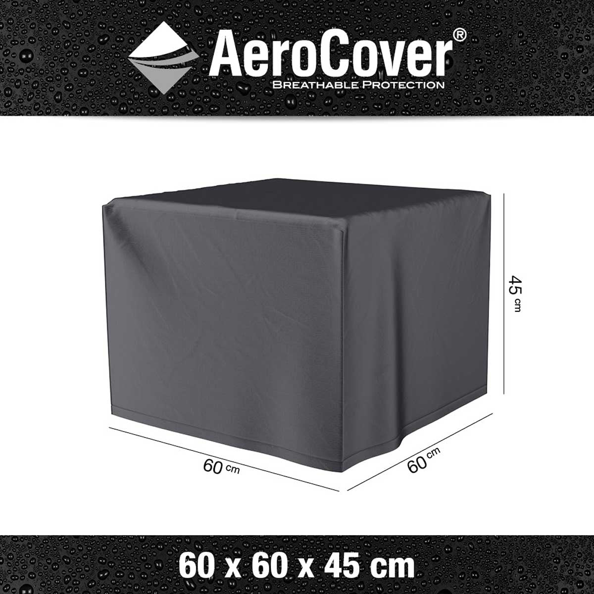 Platinum AeroCover Lounge Coffee Fire Pit Table Garden Furniture Cover 60x60x45cm – Click Style