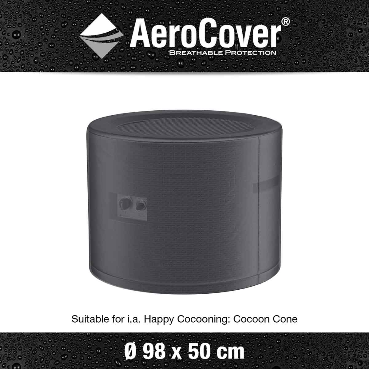 Platinum AeroCover Lounge Coffee Fire Pit Table Garden Furniture Cover 98x50cm – Click Style