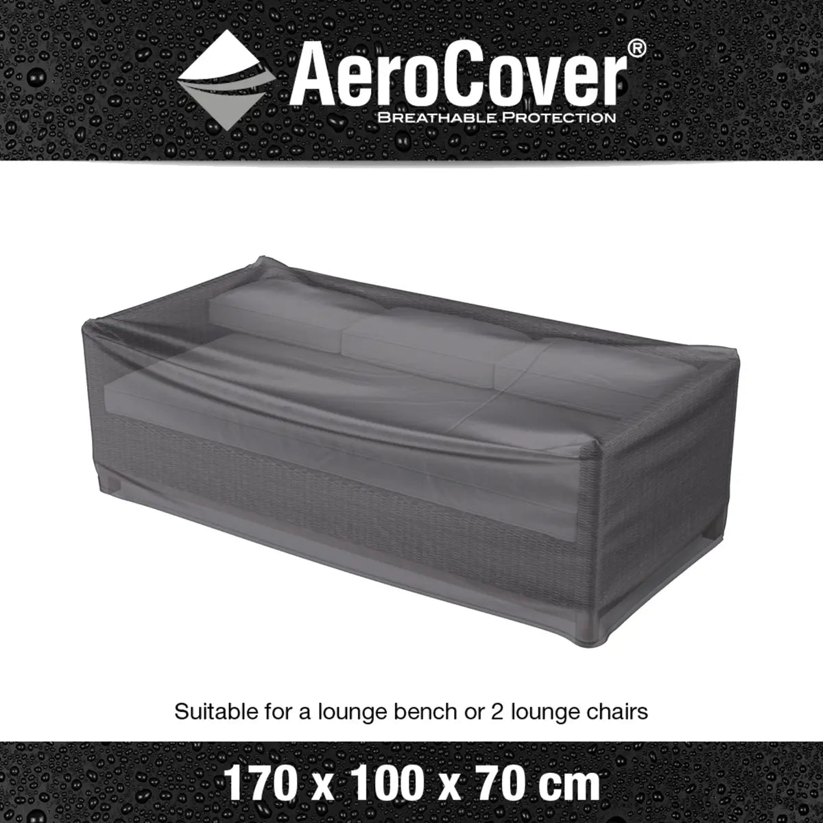 Platinum AeroCover Lounge Set Bench Garden Furniture Cover 170x100x70cm – Click Style