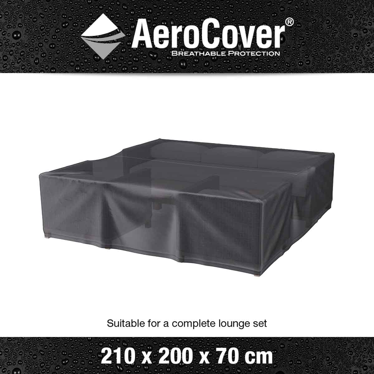 Platinum AeroCover Lounge Set Garden Furniture Cover 210x200x70cm – Click Style