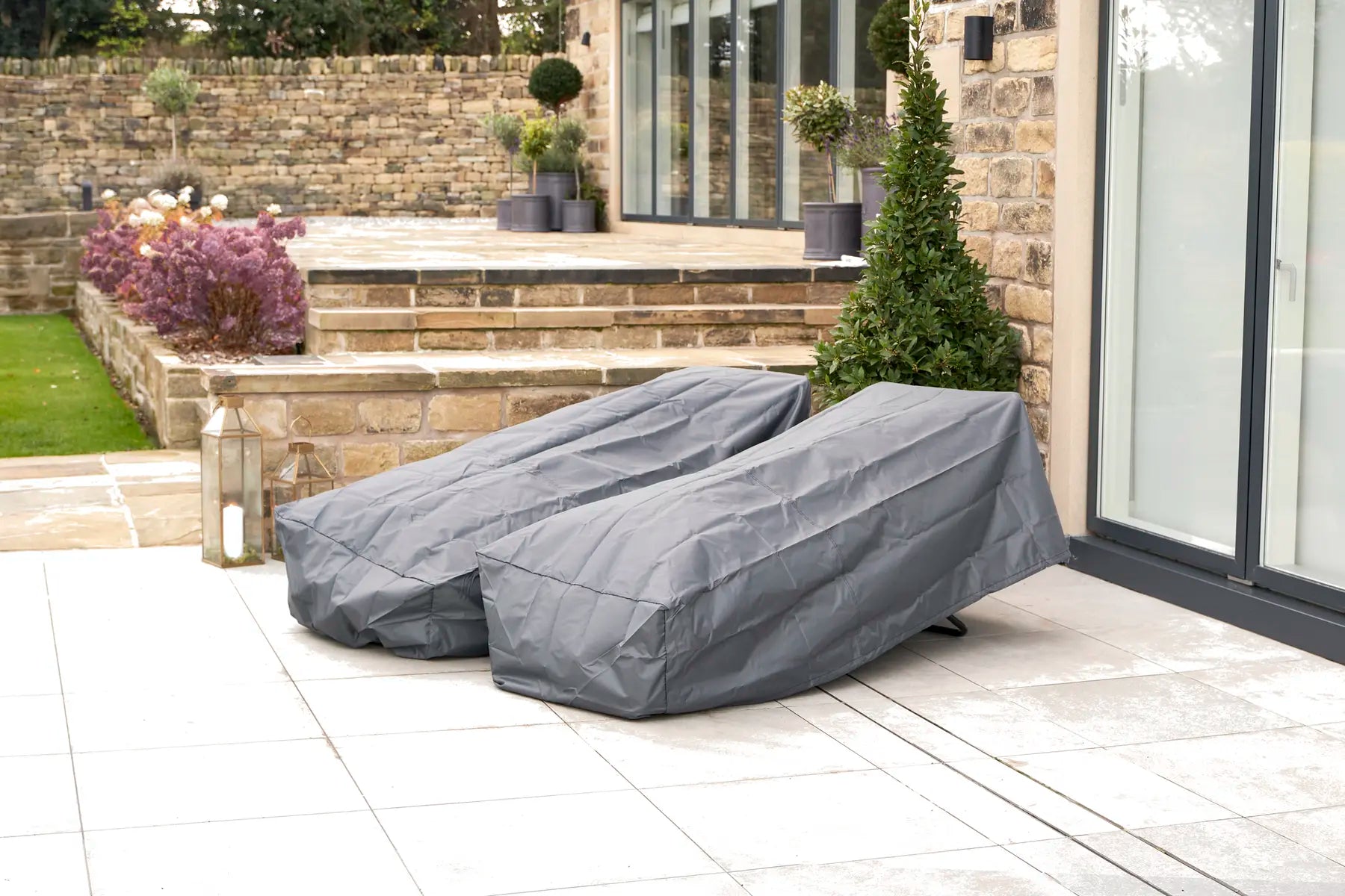 Platinum AeroCover Lounger Garden Furniture Cover 210x75x40cm – Click Style