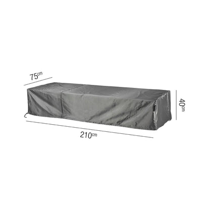 Platinum AeroCover Lounger Garden Furniture Cover 210x75x40cm – Click Style