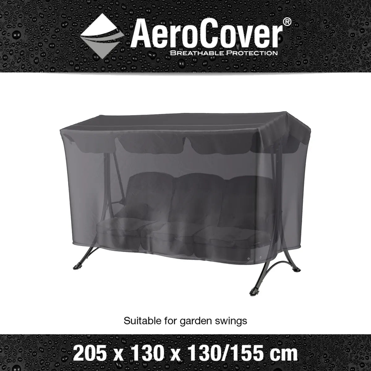 Platinum AeroCover Swing Seat Garden Furniture Cover 205x130x155cm – Click Style