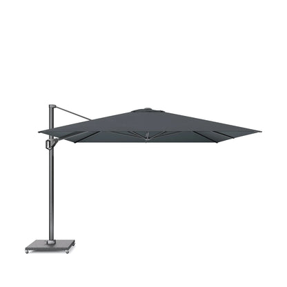 Platinum Challenger T1 Telescope 3.5m Square Cantilever Parasol in Faded Black – Click Style