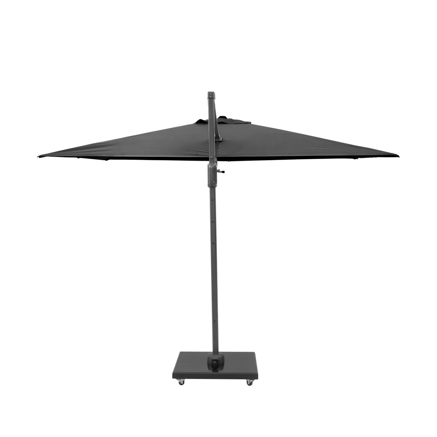 Platinum Challenger T2 3.5x2.6m Oblong Cantilever Parasol in Anthracite Grey – Click Style