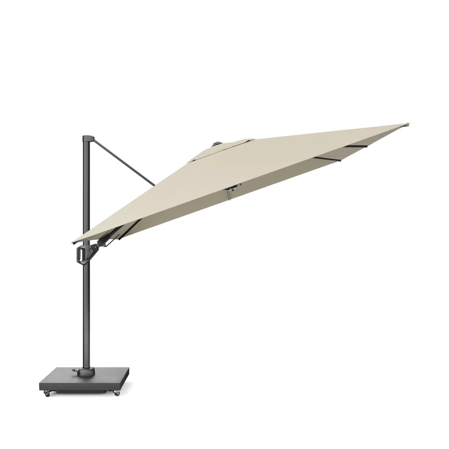 Platinum Challenger T2 3.5x2.6m Oblong Cantilever Parasol in Champagne – Click Style