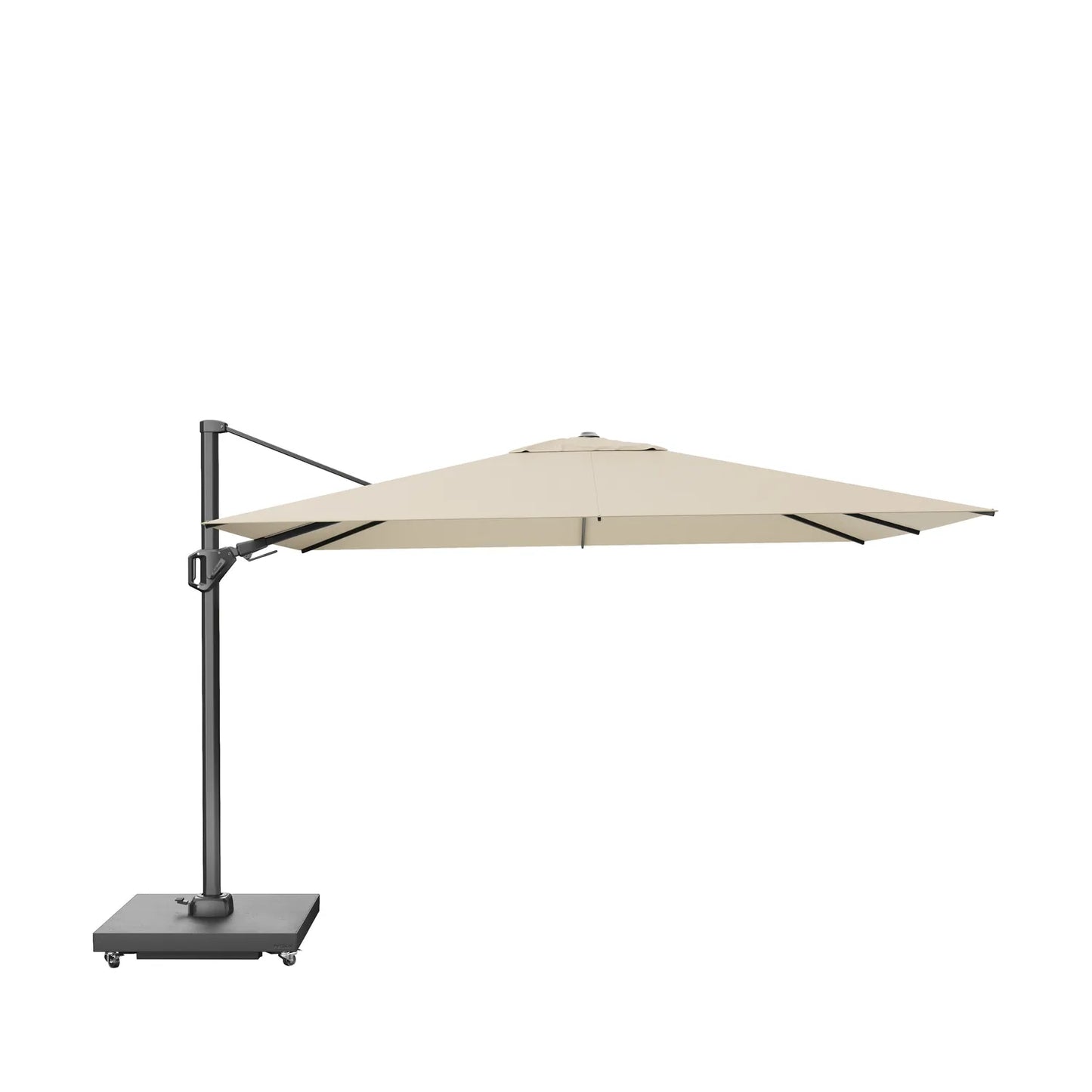 Platinum Challenger T2 3.5x2.6m Oblong Cantilever Parasol in Champagne – Click Style