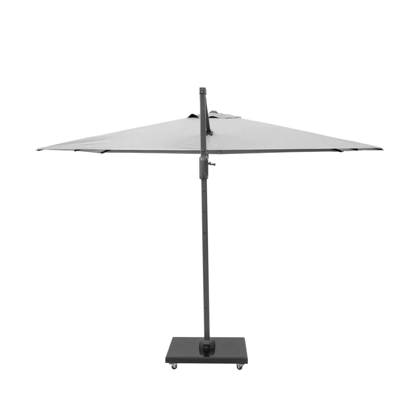 Platinum Challenger T2 3.5x2.6m Oblong Cantilever Parasol in Luna Grey – Click Style