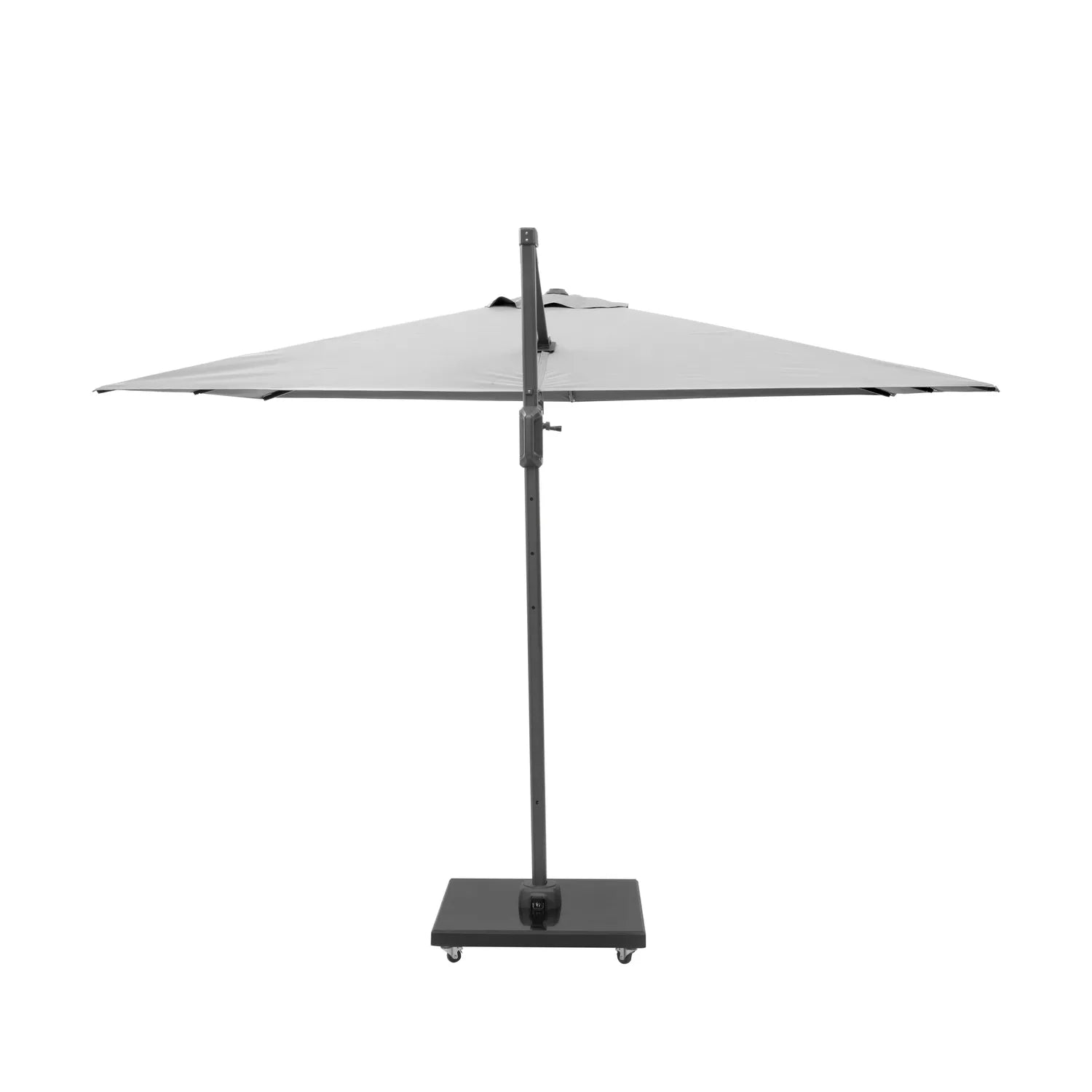 Platinum Challenger T2 3.5x2.6m Oblong Cantilever Parasol in Luna Grey – Click Style