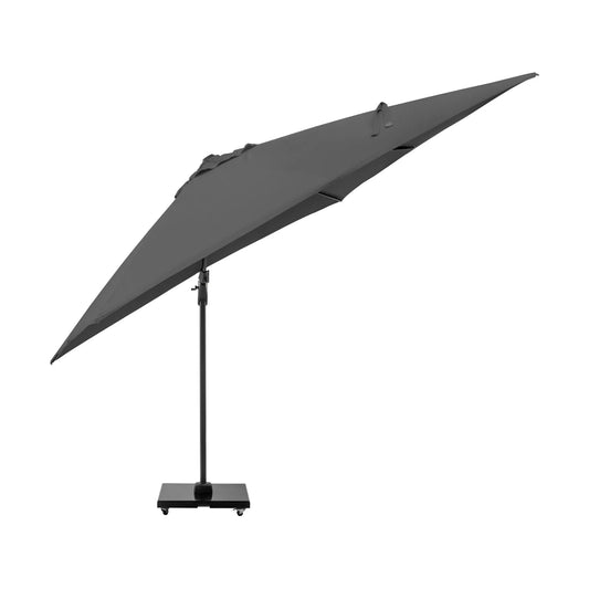 Platinum Challenger T2 3m Square Cantilever Parasol in Anthracite Grey – Click Style