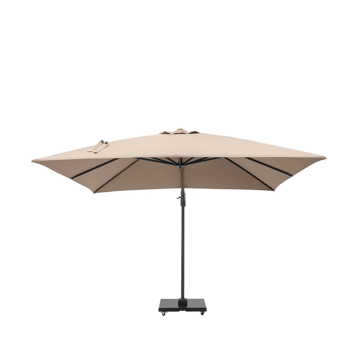 Platinum Challenger T2 3m Square Cantilever Parasol in Taupe – Click Style