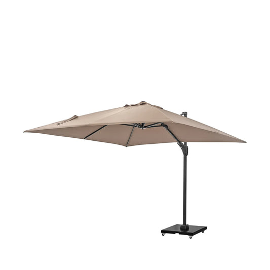 Platinum Challenger T2 3m Square Cantilever Parasol in Taupe – Click Style