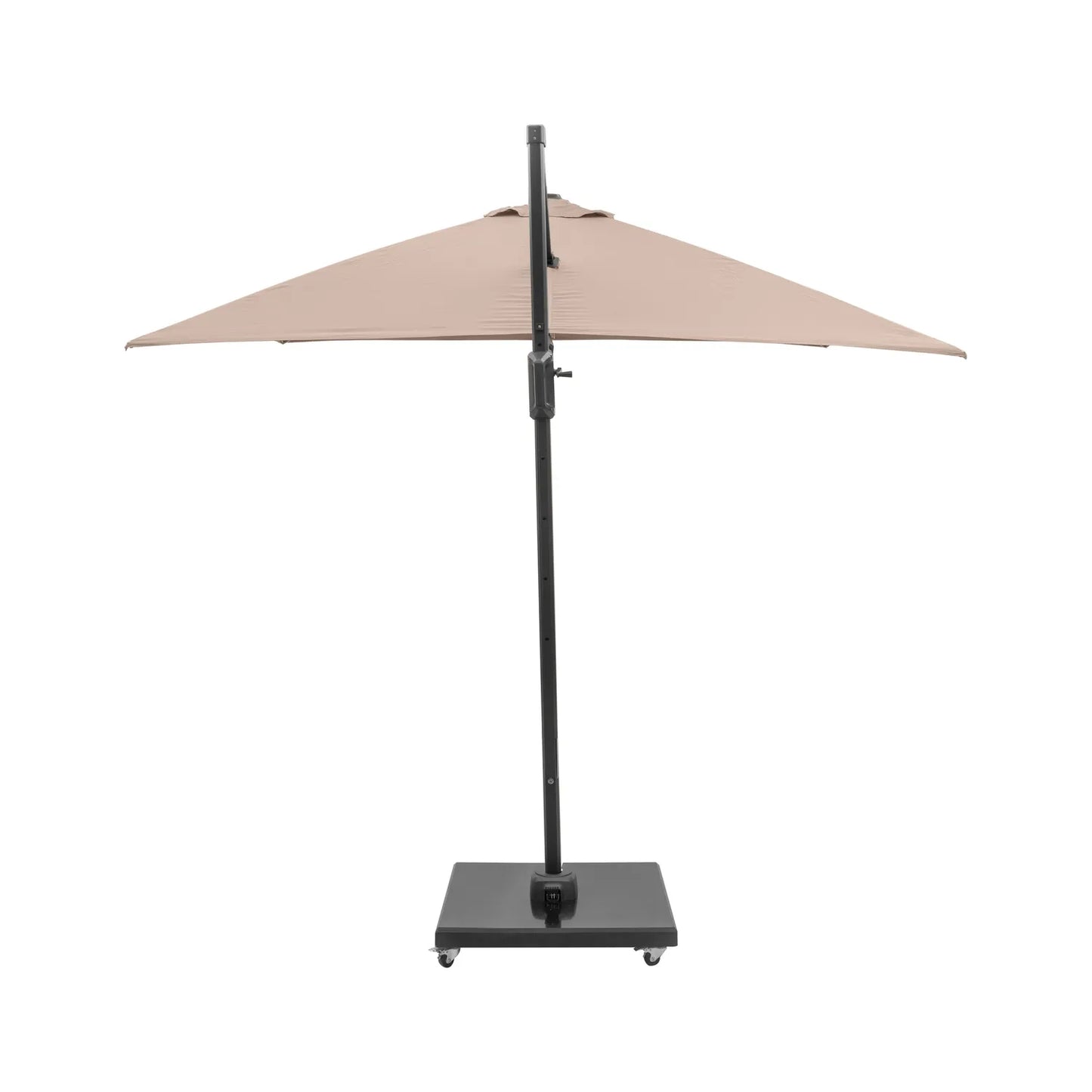 Platinum Challenger T2 3m Square Cantilever Parasol in Taupe – Click Style