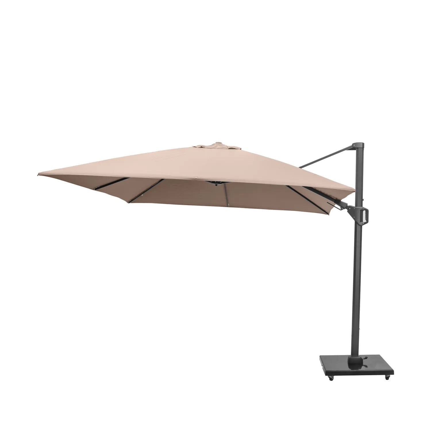 Platinum Challenger T2 3m Square Cantilever Parasol in Taupe – Click Style