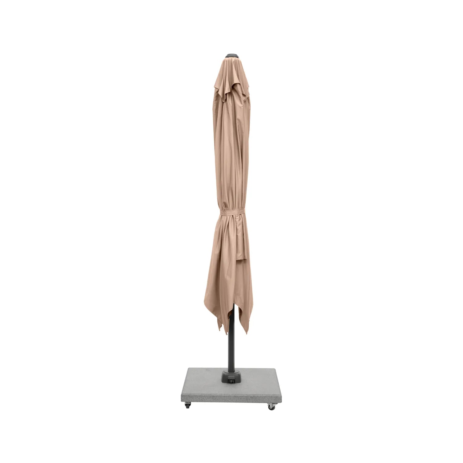 Platinum Challenger T2 Glow 3m Square Cantilever Parasol in Taupe – Click Style