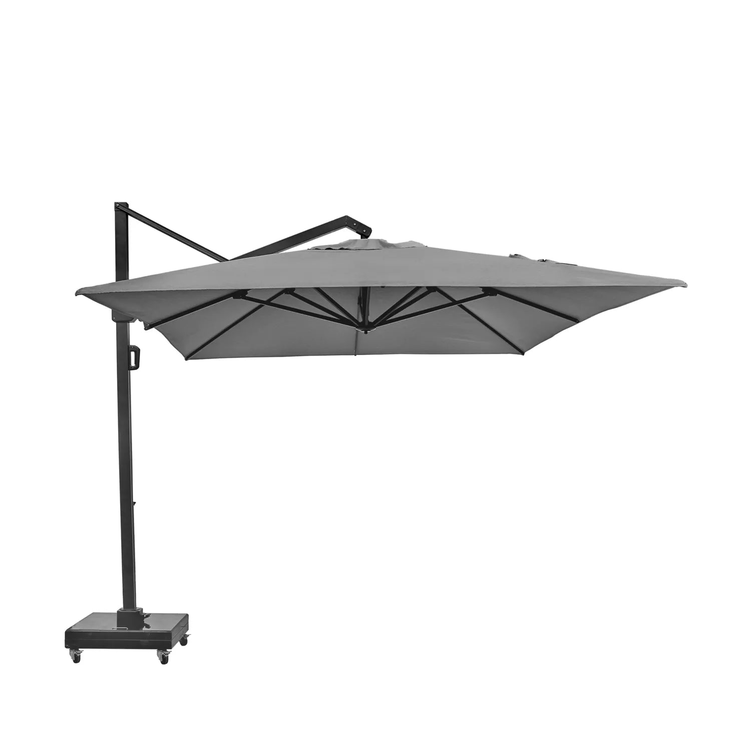 Platinum Icon T1 4x3m Oblong Cantilever Parasol in Manhattan Grey – Click Style