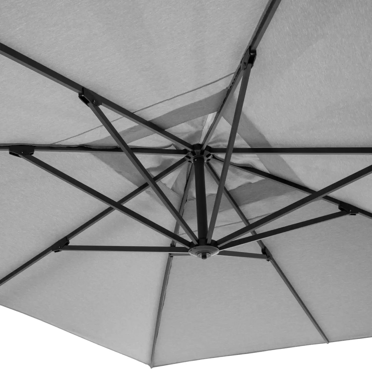 Platinum Icon T1 4x3m Oblong Cantilever Parasol in Manhattan Grey – Click Style