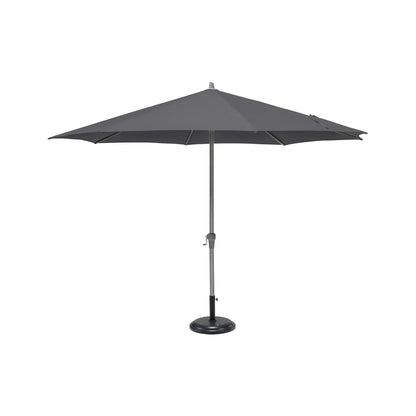 Platinum Riva 3.5m Round Centre Pole Parasol in Anthracite Grey – Click Style