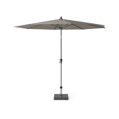 Platinum Riva 3m Round Centre Pole Parasol in Havana Taupe – Click Style