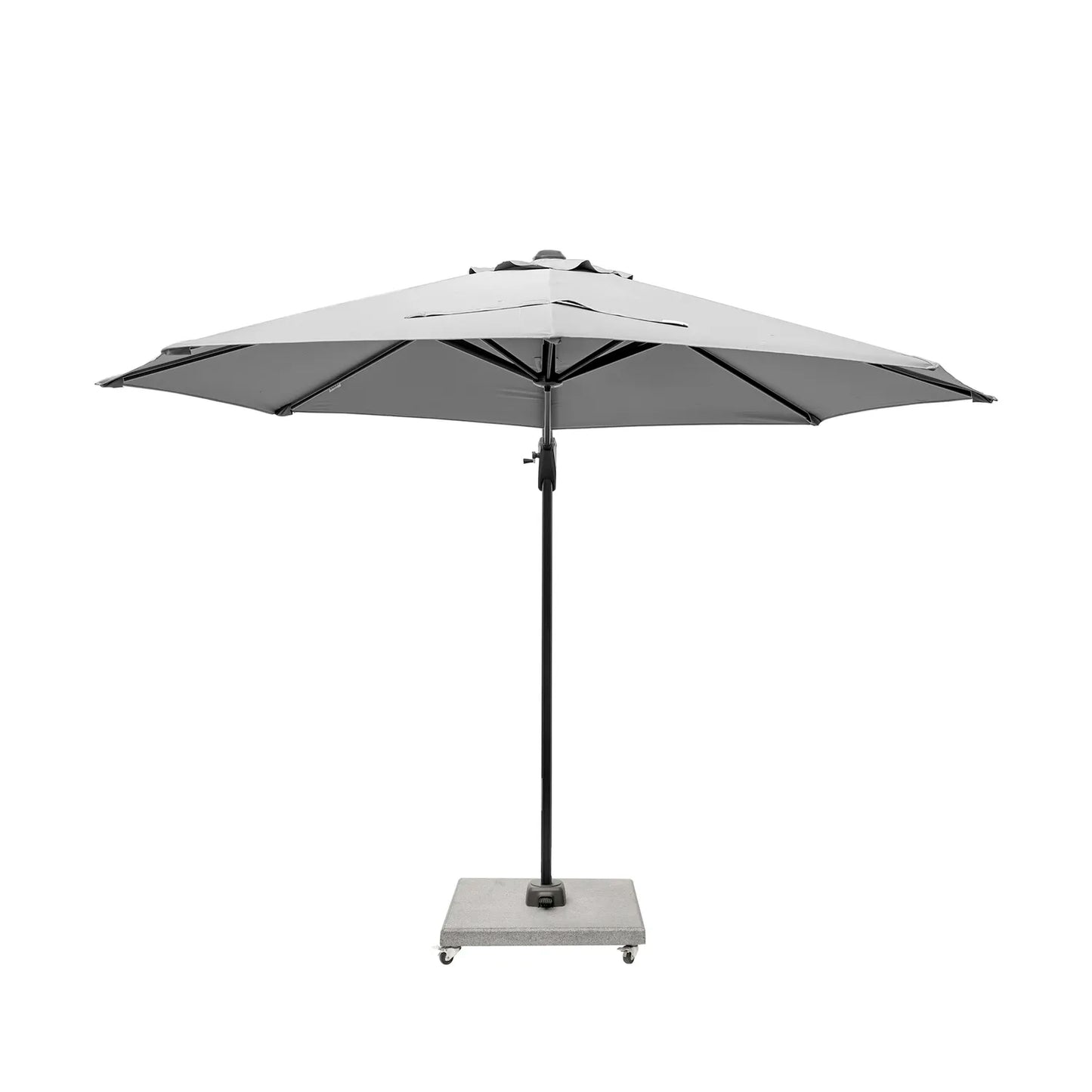 Platinum Voyager T1 3m Round Cantilever Parasol in Luna Grey – Click Style
