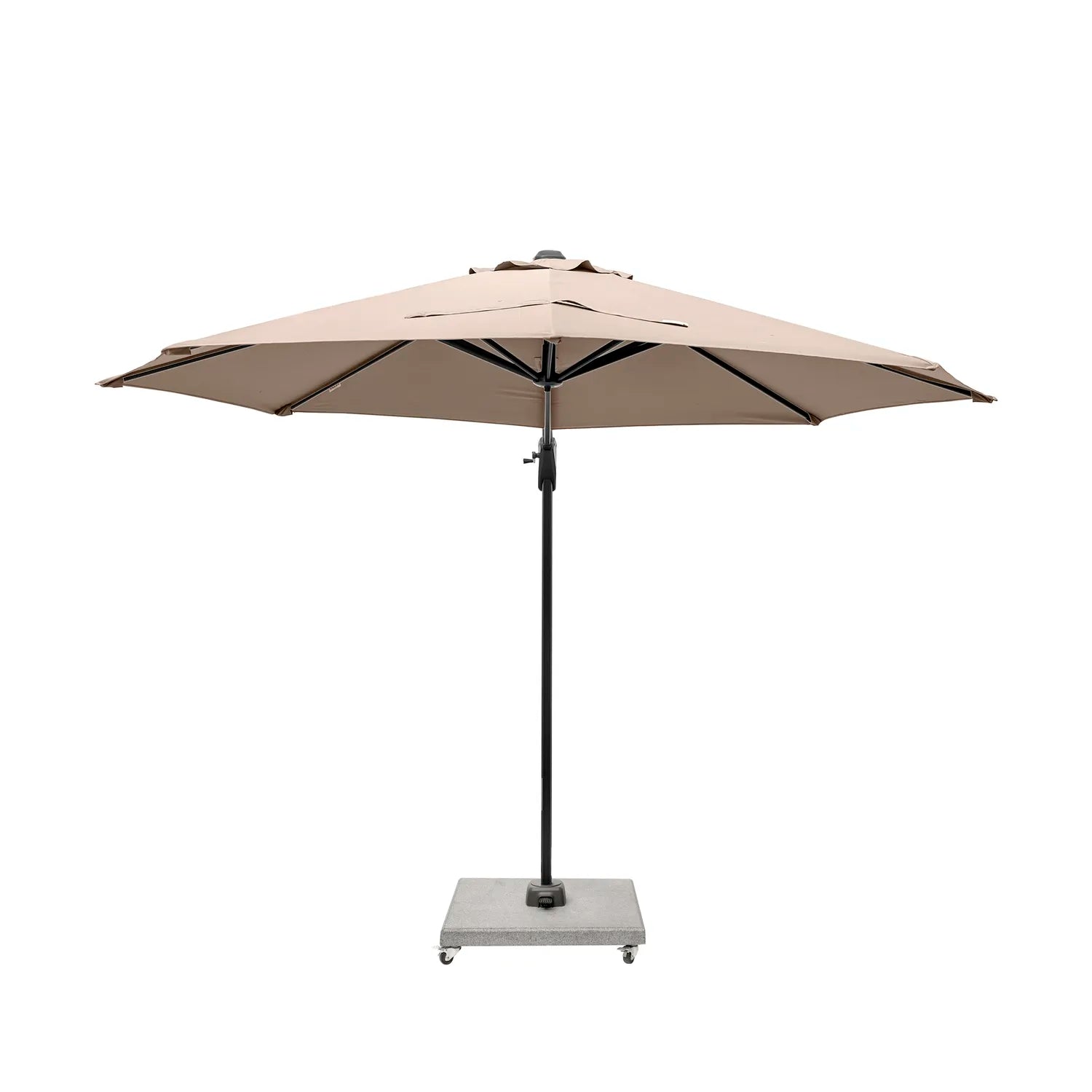 Platinum Voyager T1 3m Round Cantilever Parasol in Taupe – Click Style