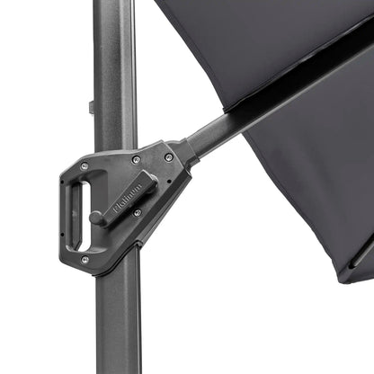 Platinum Voyager T1 3x2m Oblong Cantilever Parasol in Anthracite Grey – Click Style