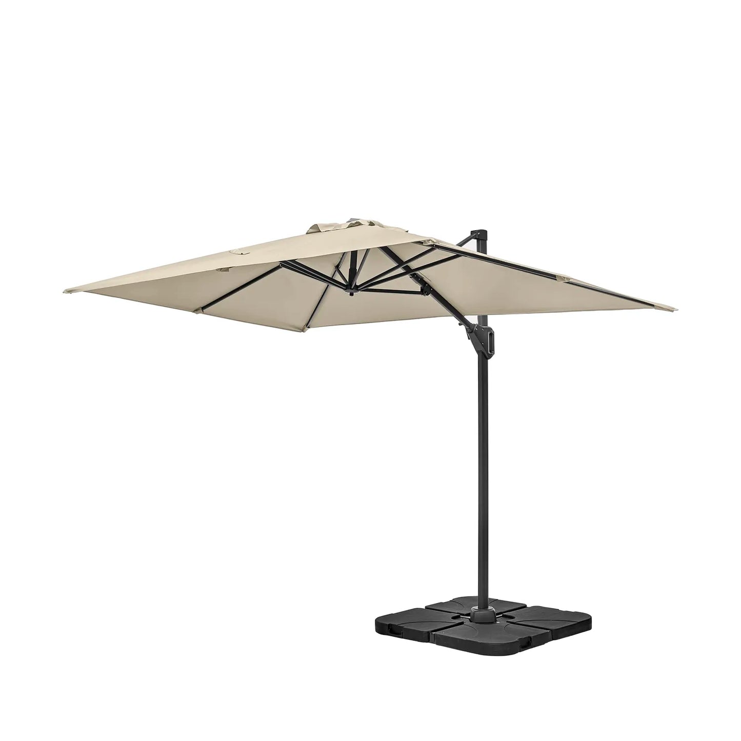 Platinum Voyager T1 3x2m Oblong Cantilever Parasol in Champagne – Click Style