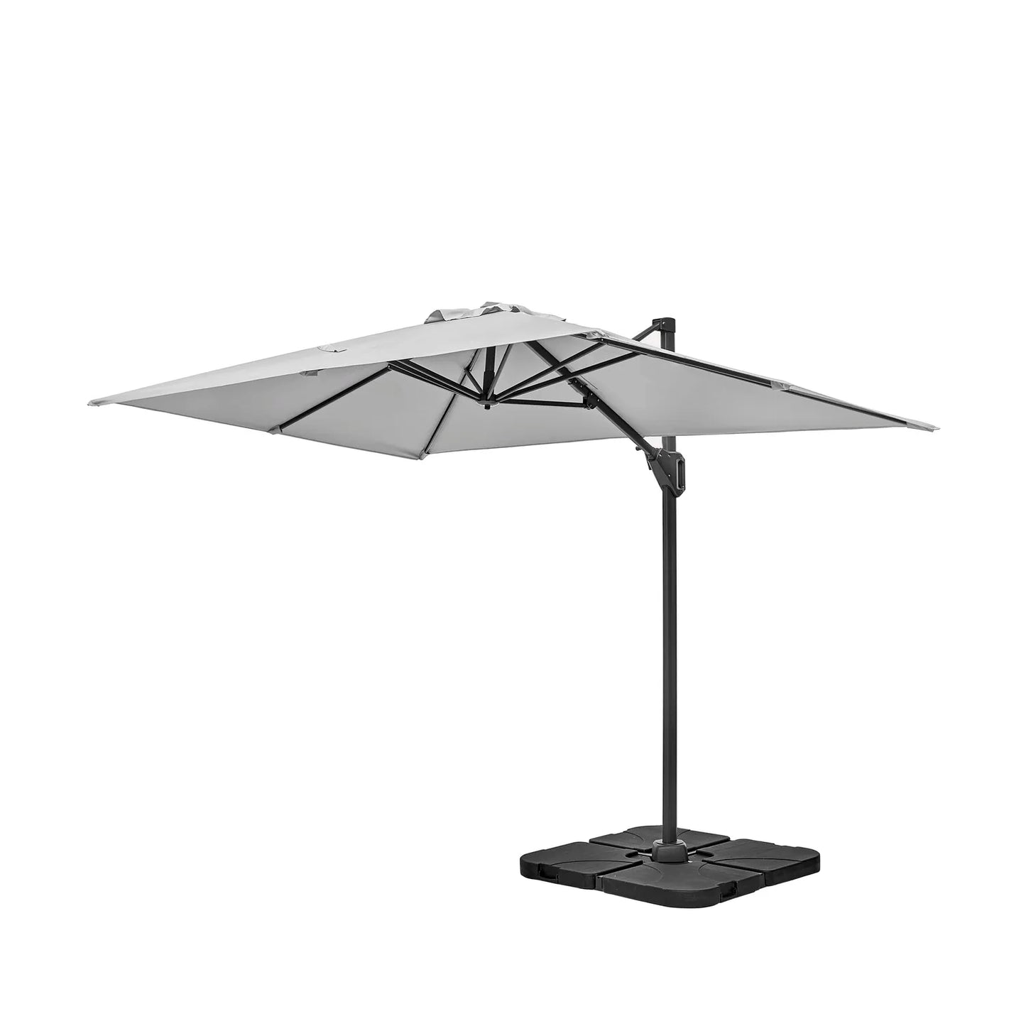 Platinum Voyager T1 3x2m Oblong Cantilever Parasol in Luna Grey – Click Style